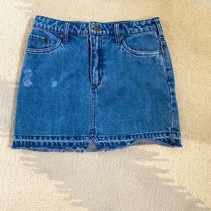 Free people size 2 denim skirt
